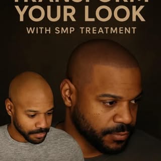 Hairline for the Holidays! 🎄 Scalp Micropigmentation (SMP) restores your hairline & your confidence