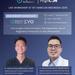 ✨⚠️ Live Surgery Workshop! ⚠️✨

Join us on 7th September at ERHA Central Iskandarsyah for a live int