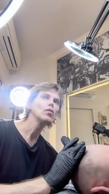 Октябрь. Запись Москва приоритет , Лос Анджелес, очередь . Scalpmicropigmentation by tattooist Afana