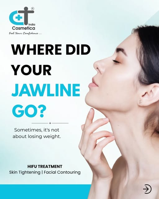 Sharper definition. Confident you.

HIFU for skin tightening & facial contouring. 
Jawline • Cheeks 