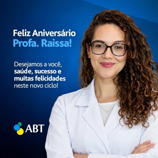 *Feliz aniversário, Profa. Raissa!* 🎉🥳🎉🎂

Como não reconhecer aquela menina que teve a oportunid