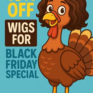 ✨ Black Friday Special at HairPlaceNYC! ✨

Happy Thanksgiving! 🧡🦃
We're giving you 15% OFF all wig