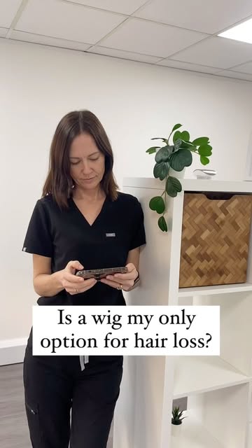NO a wig or hairpiece isn’t your only option when you have hair loss! 👀 We offer all kinds of solut