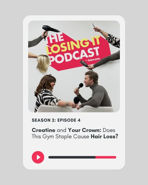 💥 New episode drop! 🎧 Does creatine cause hair loss? 🤔💊🧬

This week on Losing It, Jane & Bradle