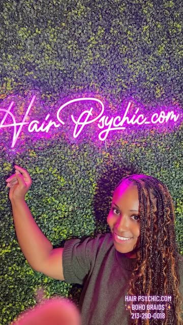 HAIR PSYCHIC.COM✨🔮✨BOHO BRAIDS✨213-290-0018 #hairpsychic #haircare #bohobraids #braids #highdesert