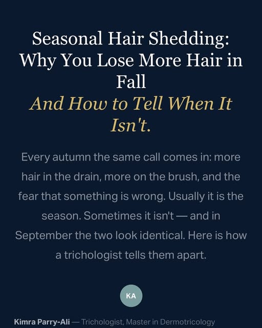 Want to learn more about seasonal shedding?
Follow the @thehairclinicandwigroom as we dive into unde