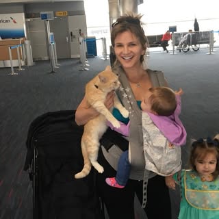 2018... just reminiscing on traveling back-and-forth to Manhattan with a baby, a toddler and my cat!