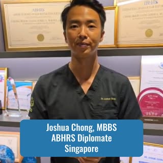 Why Surgeons Choose to Become ABHRS Diplomates

Dr. Joshua Chong, a hair transplant surgeon in Singa