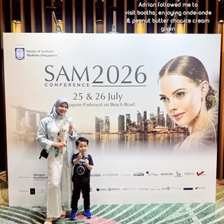 A short 4 days 3 nights work-and-family trip to Singapore 🇸🇬

I attended the Singapore aesthetic m