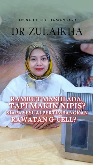 Rambut Masih Ada, Tapi Makin Nipis? 👀

G-CELL menggunakan sampel tisu daripada kulit kepala sendiri