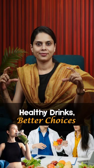 Choose Healthy Drinks! 🥥🥛

Skip sugary soft drinks and choose healthier options like lassi, butter