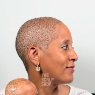 Charlotte was officially done with head wraps and wigs. After finding @thescalpshop on social media,
