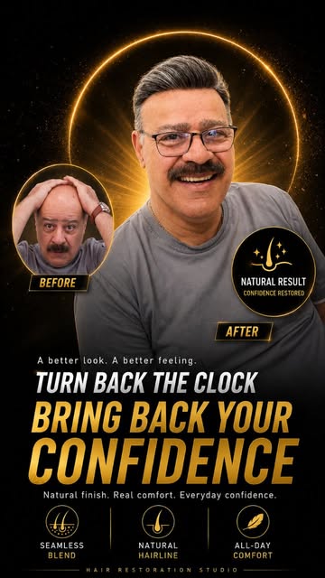 Hair loss can change your appearance. The right hair system can change it back — naturally.
For this