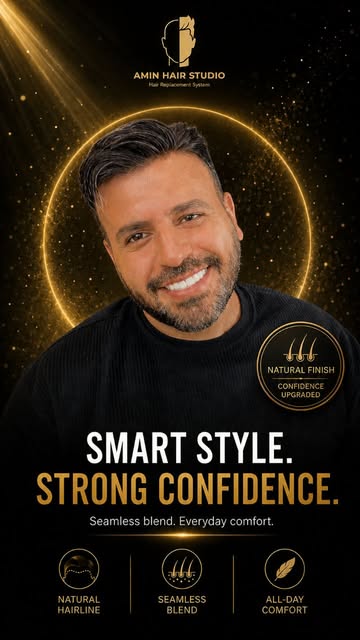 A natural hair system shouldn’t just add hair — it should blend with your face, age and existing hai