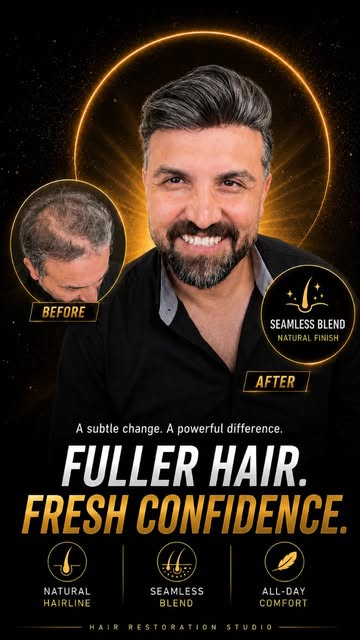 A natural transformation doesn’t mean choosing the darkest or thickest hair possible. It means match