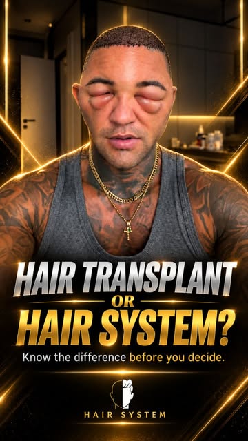 Hair transplant or hair system? They solve hair loss in very different ways.
A hair transplant is a 