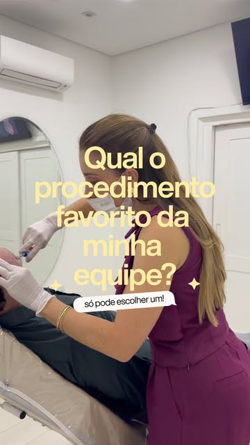 Agora quero saber de vocês: qual procedimento é o favorito? ✨