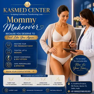 MOMMY MAKEOVER at KASMED CENTER 

Motherhood is beautiful, but your confidence matters too. A Mommy 