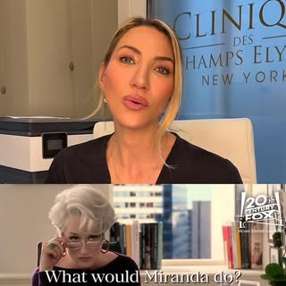 WHAT WOULD MIRANDA DO? 🫣

#devilwearsprada2 #nyc #clinicnyc
