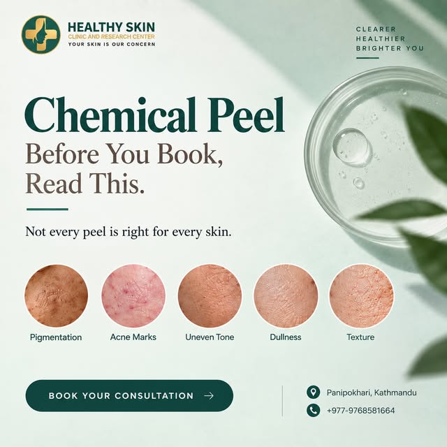 Before you book a chemical peel, make sure it's right for YOUR skin.

Dealing with pigmentation, acn