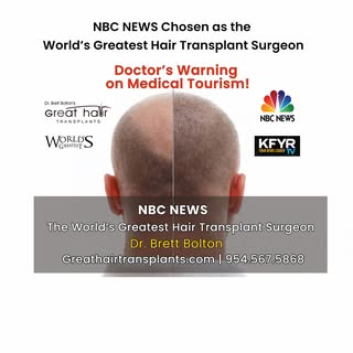 Since Dr. Bolton has been anointed the title as the World‘s Greatest Hair Transplant Surgeon by the 