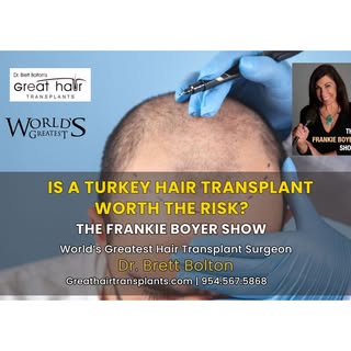 Is a Turkey Hair Transplant Worth the Risk? | Dr. Brett Bolton on The Frankie Boyer Show

Great Hair