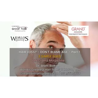Dr. Brett Bolton was invited to speak with Pat Burns of Grand Magazine - Part 1 

Dr. Brett Bolton w