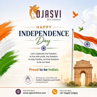 स्वतंत्रता दिवस की हार्दिक शुभकामनाएँ!

आज हम उस स्वतंत्रता, एकता और राष्ट्रप्रेम की भावना का उत्सव 