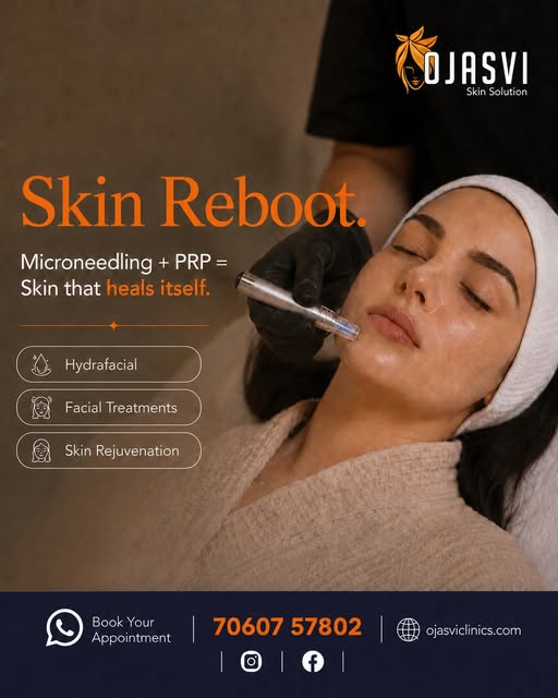 Skin Reboot (Microneedling + PRP) - Regenerate. Repair. Reveal.

Give your skin the power to heal it