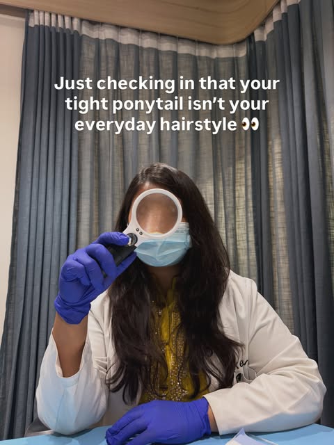 Just checking in 👀 (hair care edition) 
We’ll check in again soon 😊 

#haircare #dermatologist #sk