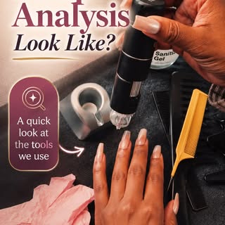 A little behind the scenes of what we use during a scalp analysis 👀

These tools help us take a clo