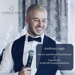 Post about Anthony - Owner and Head Practitioner of Capelli Inc Scalp Micropigmentation. 

Don’t pos