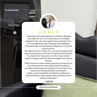 Hair growth is a journey, not an overnight transformation. 🌱

The clients who see the best results 
