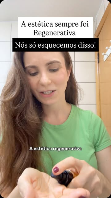 A biologia não começou quando o termo “estética regenerativa” se popularizou.

O que muda é a forma 