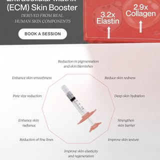 Meet ECM skin booster: the 5th gen skin booster that goes beyond hydration and collagen stimulation!