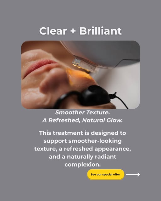 Clear + Brilliant® is a gentle laser treatment designed to refresh the skin and improve the appearan