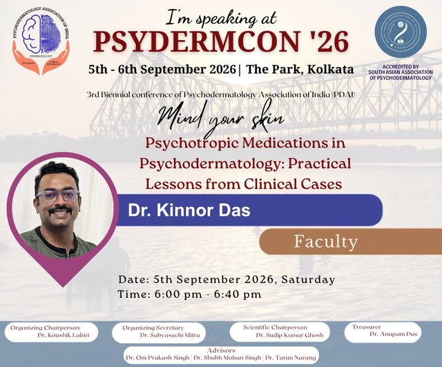 Psychodermatology is where dermatology meets psychiatry and choosing the right psychotropic medicati