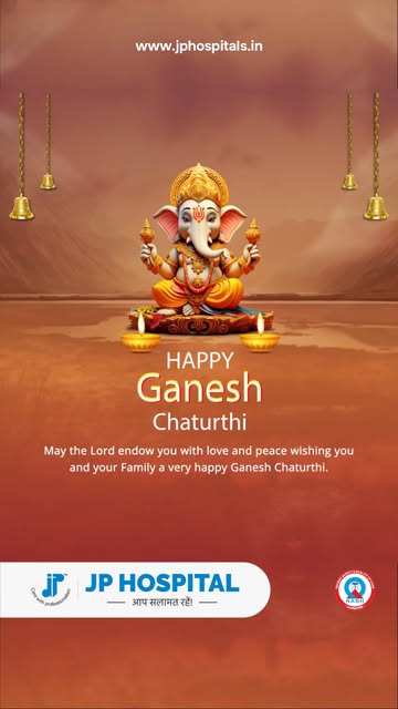 🪔✨ Happy Ganesh Chaturthi from JP Hospital! ✨🪔

On this auspicious occasion of Ganesh Chaturthi, J
