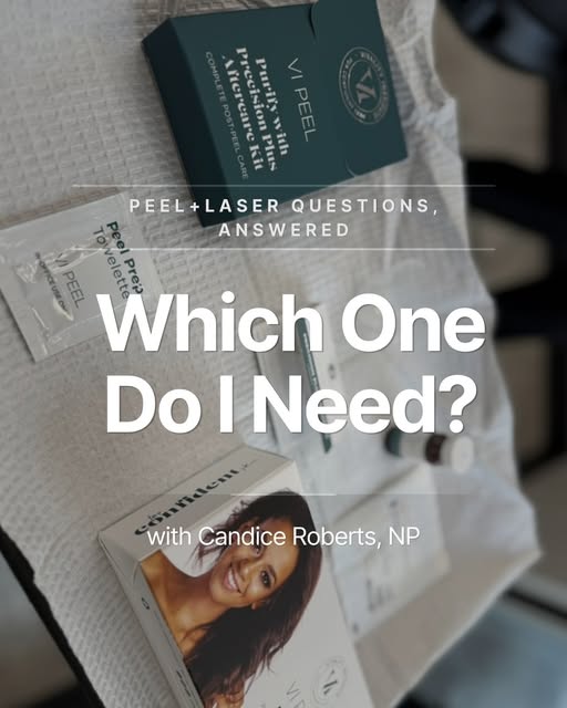 “How do I know whether I need a peel or a laser?”

You don’t have to know. That’s our job.

We look 