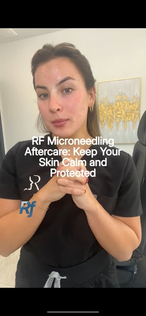 The treatment ends in the room. The result-supporting care continues at home.

After RF microneedlin