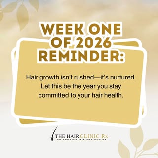 Week one of 2026 sets the tone. ✨
True hair growth is built through patience, consistency, and prope