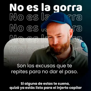 Con la gorra vas tirando, pero tú y yo sabemos que no es ahí donde está el problema. No es la gorra,