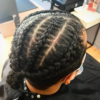 fresh style for the weekend 😌#stitchbraids #mensbraidstyles