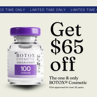 ✨IT'S BACK! ✨ The $65 off BOTOX® Cosmetic gift card offer from Allē has returned!

But it won't last