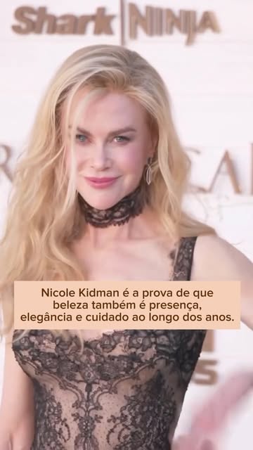 Ao longo da carreira, Nicole Kidman continua mostrando que beleza não precisa estar ligada à tentati