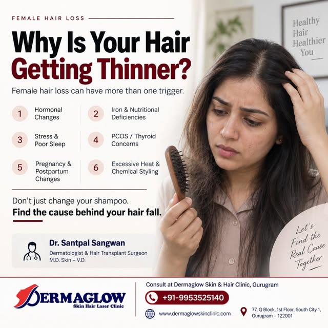 👩 Why Is Your Hair Getting Thinner?

Noticing increased hair fall, a wider parting, reduced volume,