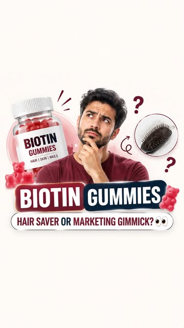 🎥 Are Biotin Gummies Really Good for Hair? 🍬 | Science vs Marketing

Biotin gummies are heavily pr
