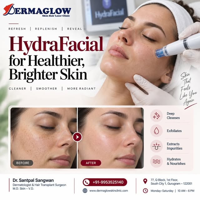💧 HydraFacial for Healthier, Brighter-Looking Skin ✨

Dullness, clogged pores, uneven texture or de
