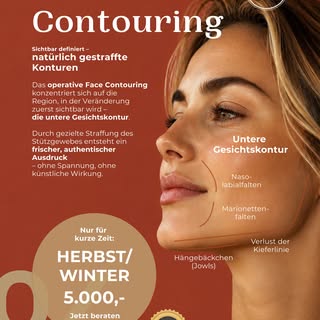 Face Contouring ⭐️
Sichtbar definiert, natürlich gestraffte 
Konturen. 

Das operative Face Contouri