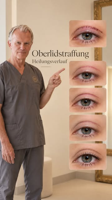 Oberlidstraffung, der Heilungsverlauf
Schritt für Schritt ⭐️

Wie entwickelt sich das Ergebnis nach 